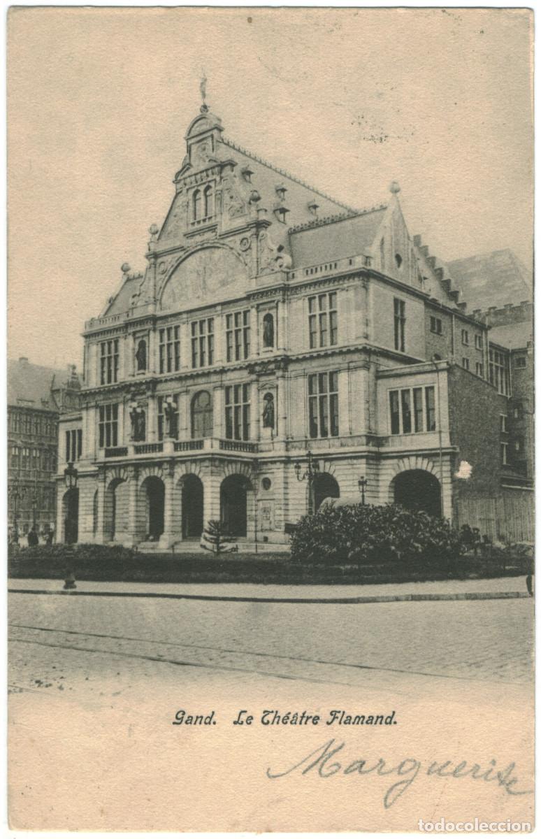 Postais: GAND_Le Th&eacute;&acirc;tre Flamand / Teatros de B&eacute;lgica