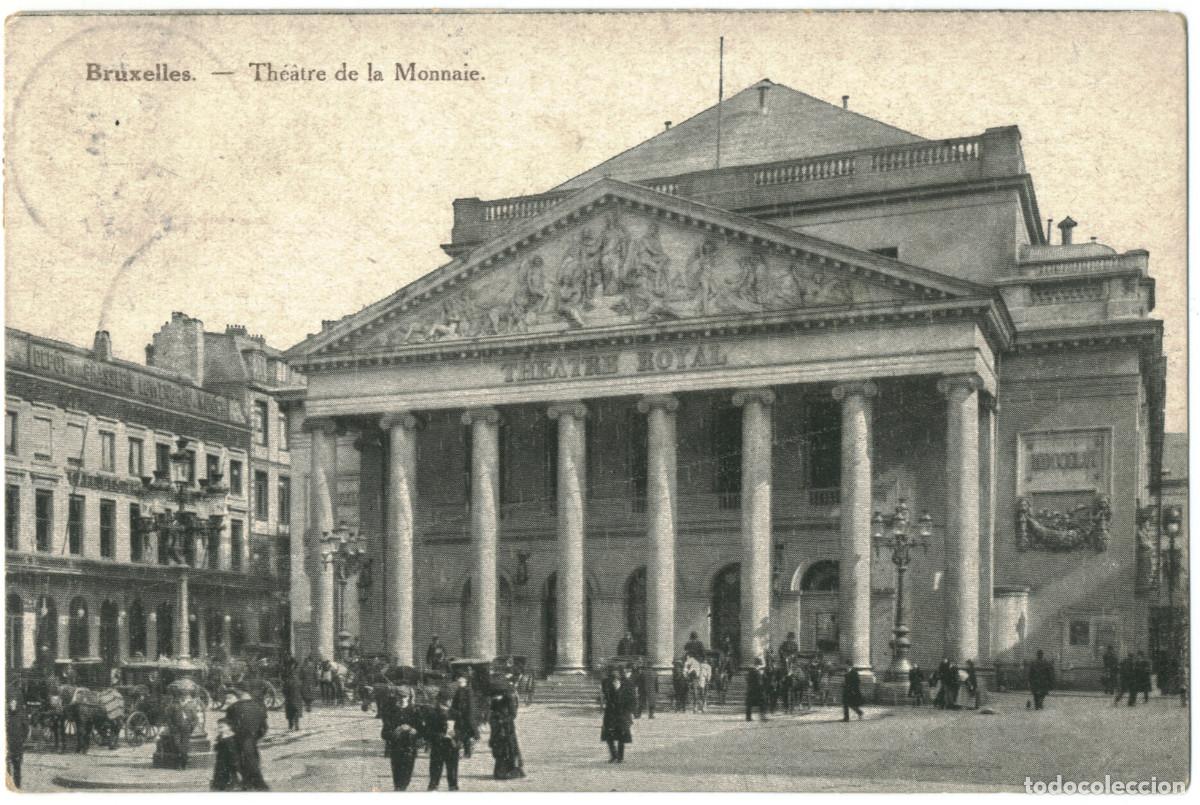 Postales: BRUXELLES_Th&eacute;&acirc;tre de la Monnaie_Lux / Teatros de B&eacute;lgica
