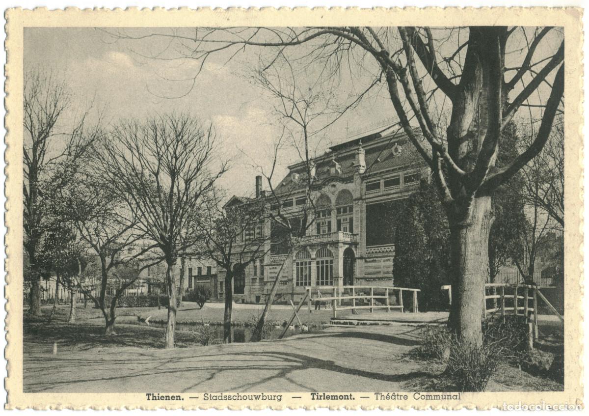 Postcards: THIENEN (Tirlemont)_Stadssxhouwburg (Th&eacute;&acirc;tre Communal)_V. Dutroux / Teatros de B&eacute;lgica