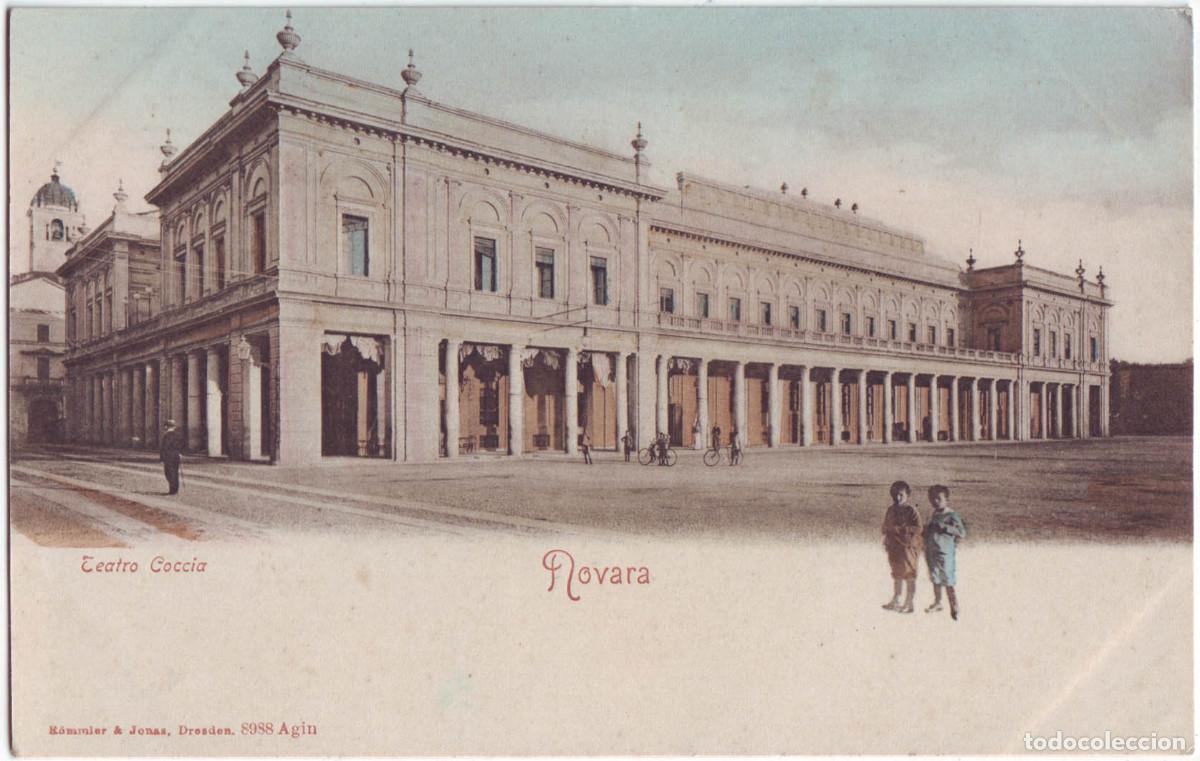 Postales: NOVARA. Teatro Coccia_Kommier & Jonas / Teatros de Italia