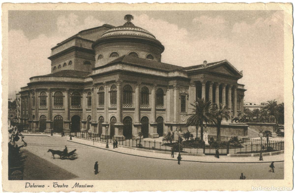 Postales: PALERMO_Teatro Massimo_GBP / Teatros de Italia