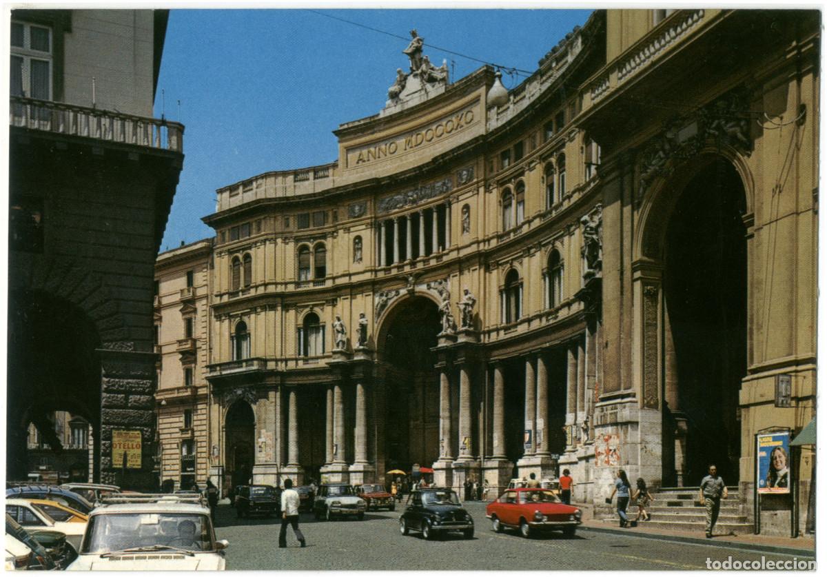 Postales: NAPOLI_Teatro S. Carlo e Galleria Umberto_VIncenzo Carcavallo / Teatros de Italia