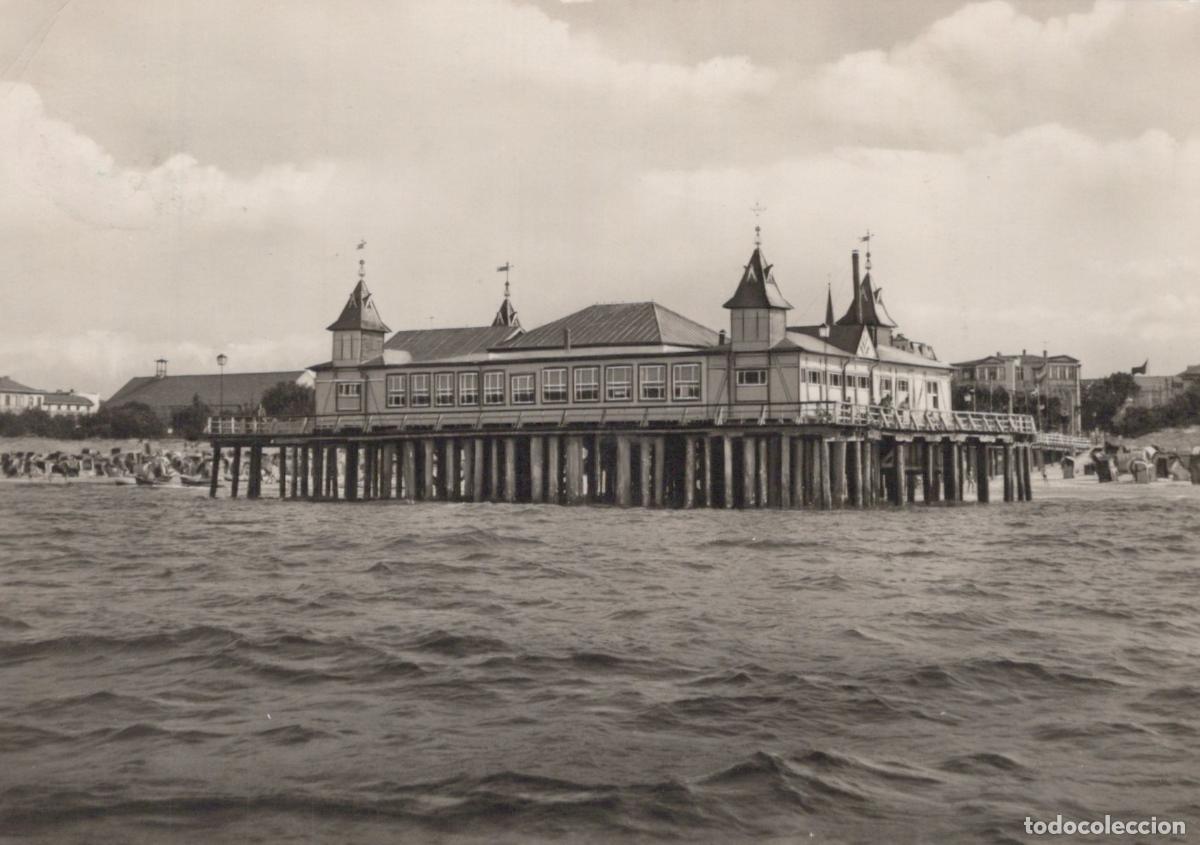 Cartes Postales: Germany Anklam Seebad Ahlbeck Seebr&uuml;cke Pier Baltic Sea Architecture *YAZ079