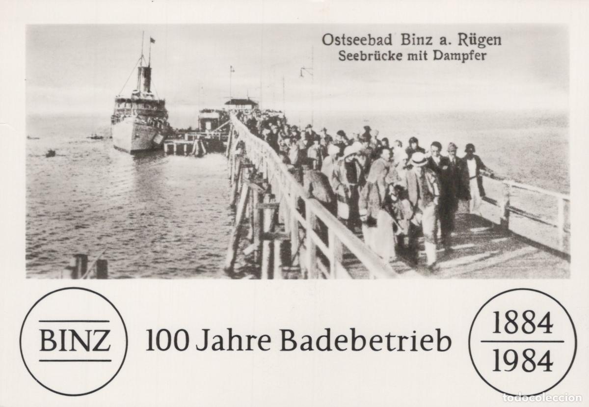 Cartes Postales: Germany Ruegen Binz R&uuml;gen Seabr&uuml;cke With Steamer 100 Real Photo Unposted *YAZ006