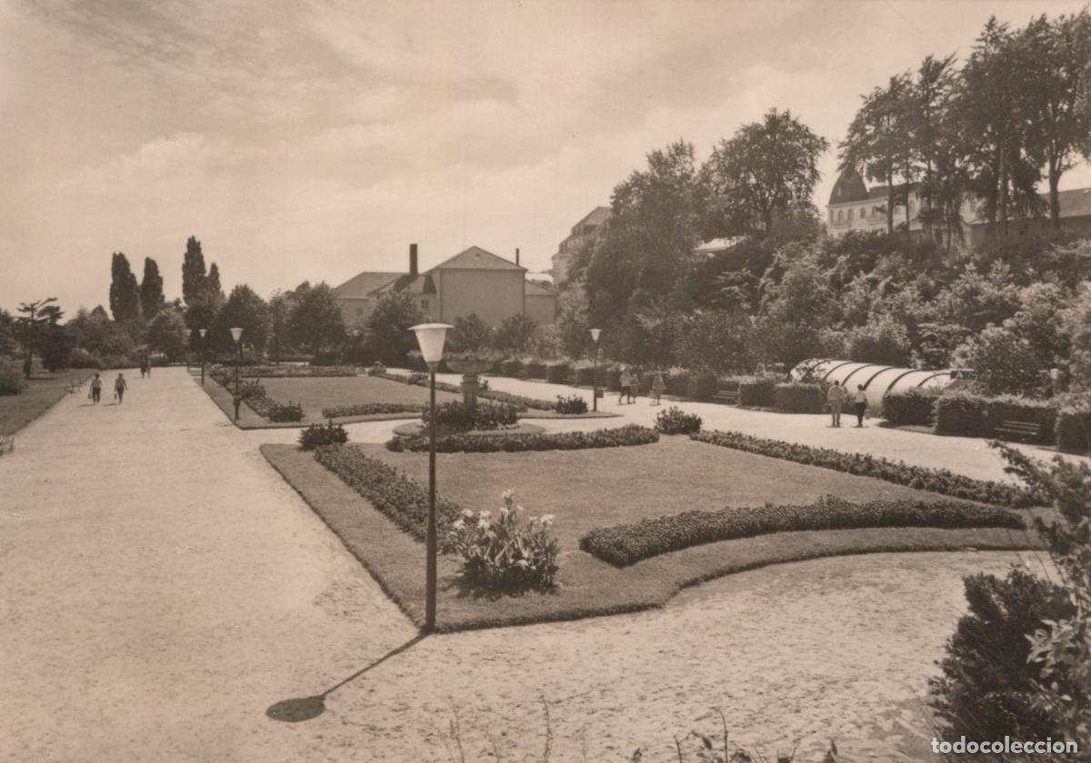 Cartes Postales: Germany Anklam Heringsdorf Seaside Resort Park On the Beach 1950s *YAZ068