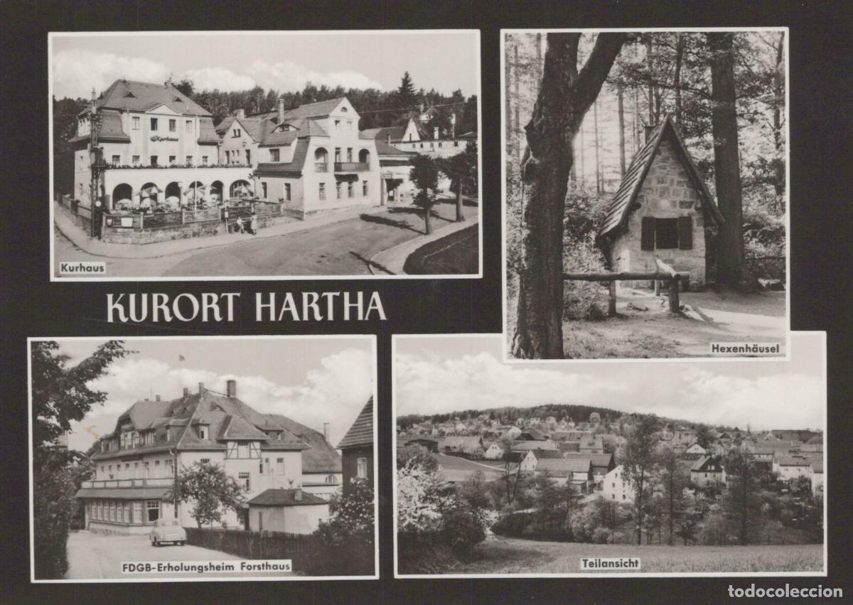 Cartoline: Germany Hartha Kurort Kurhaus Hexenhaus Fdgb Real Photo Unposted *YAZ012