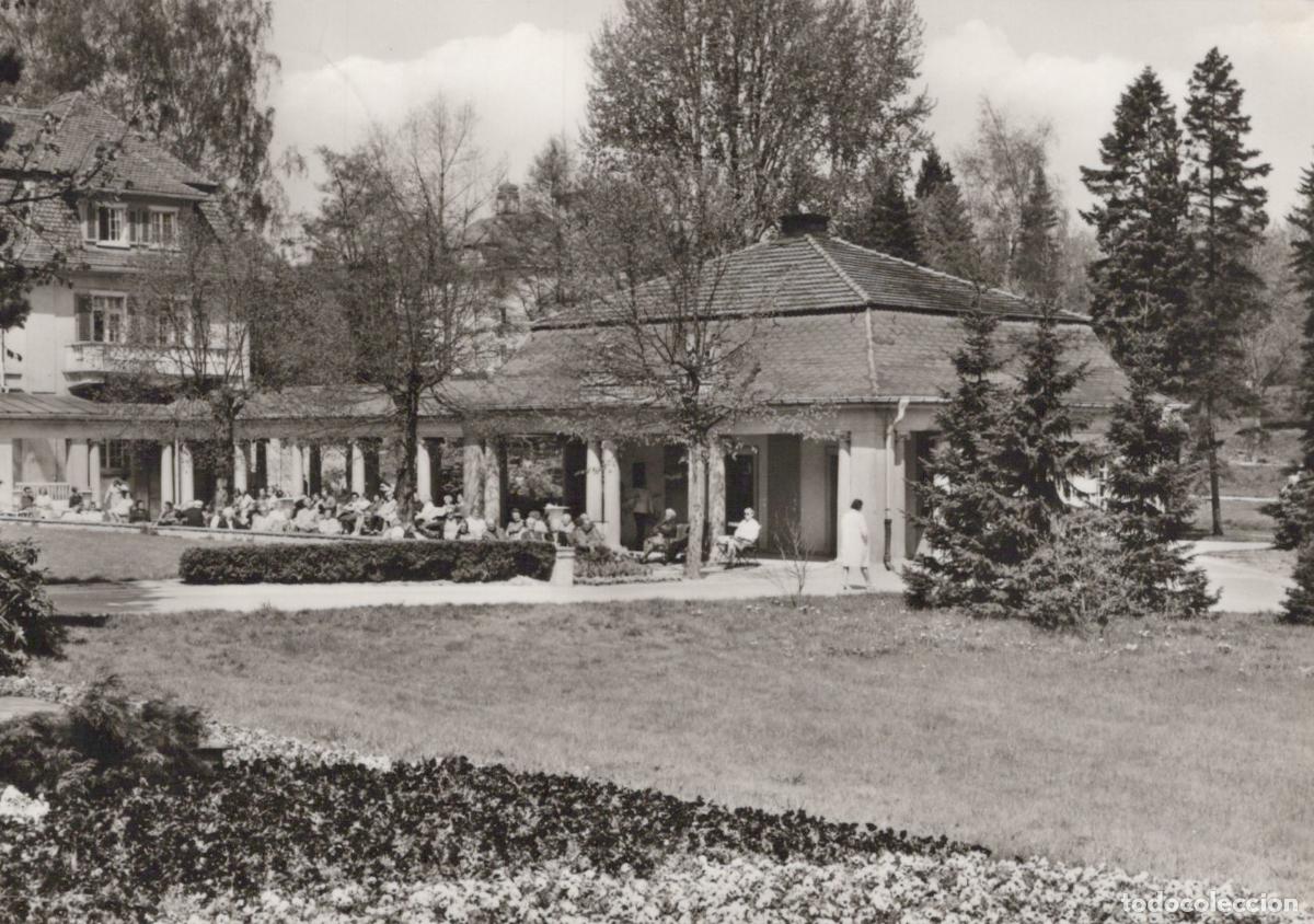 Cartoline: Germany Bad Brambach People Relaxing At the Radonguelle *YAZ087