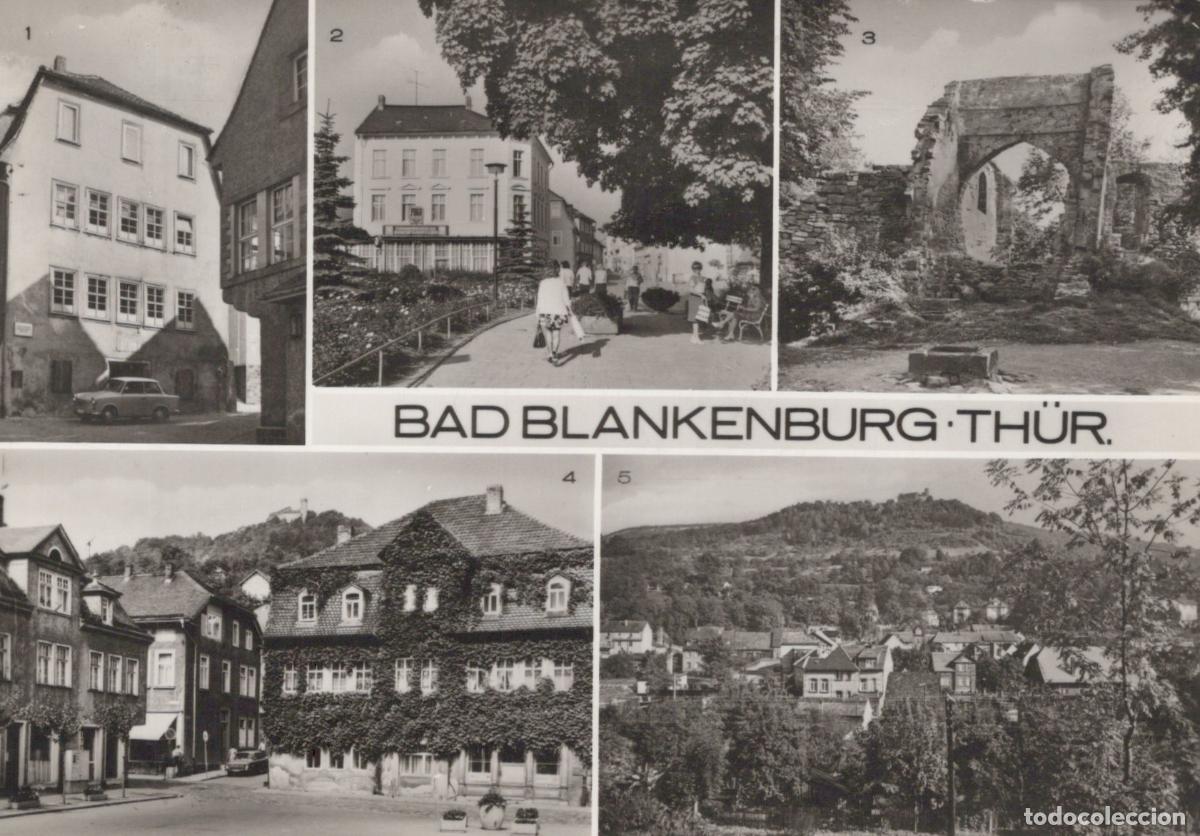 Cartoline: Germany Bad Blankenburg Multi View Th&uuml;r Kr Rudolstadt 1 Fr&ouml;bel *YAZ088