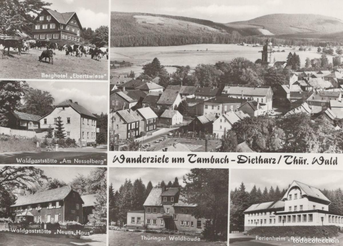 Cartoline: Germany Bad Salzungen Camburg Dietharz Thuringian Forest Multi View *YAZ025