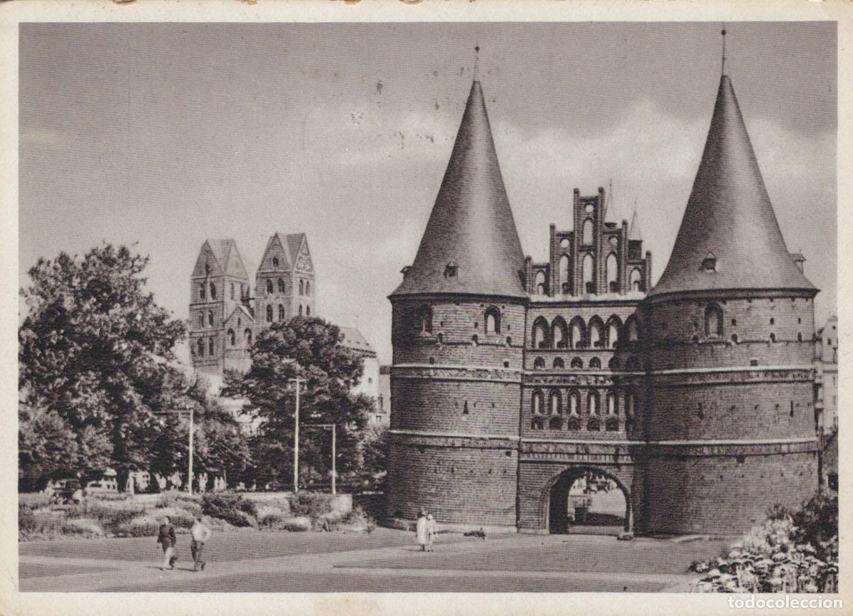 Postales: Germany Lubeck Holstentor and Marienkirche *YAZ108