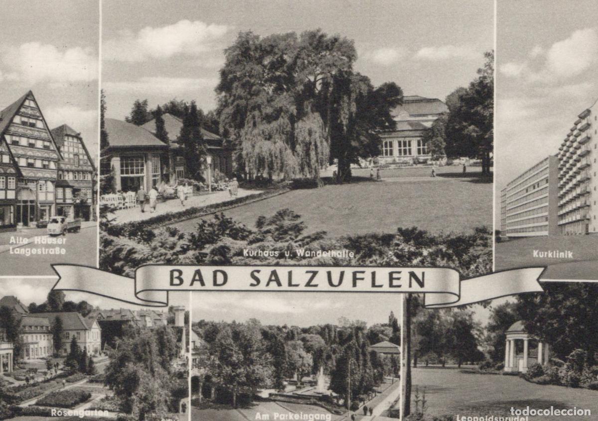 Postales: Germany Bad Salzuflen Kurhaus Park Old Houses Kurklinik Rosengarten *YAZ107