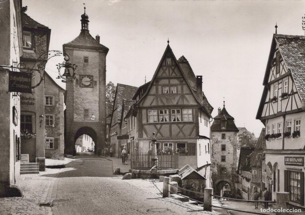 Postales: Germany Rothenburg Ob der Tauber Historic Town Square *YAZ112