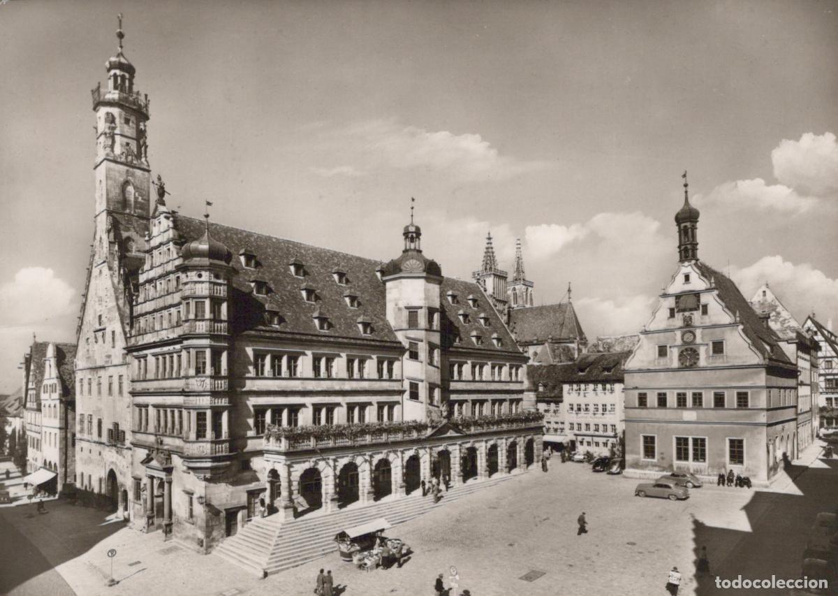 Postales: Germany Rothenburg Ob der Tauber Town Hall and Market *YAZ113