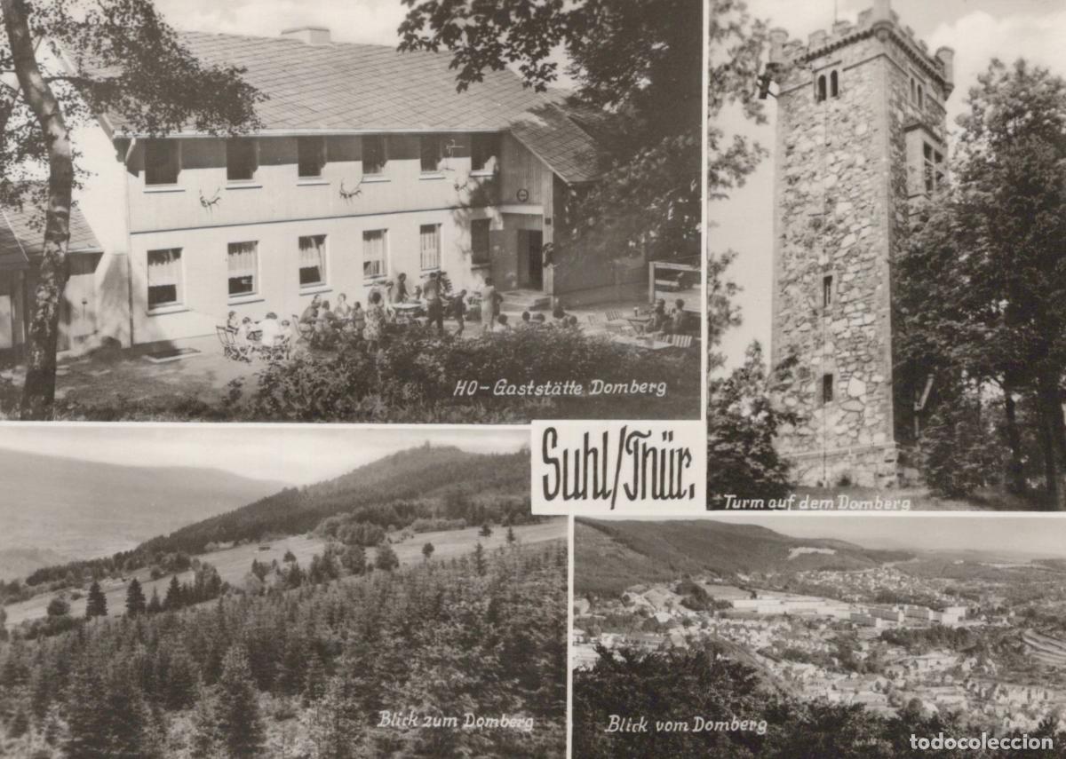 Postales: Germany Suhl Domberg Inn Tower and Panoramic Views *YAZ283