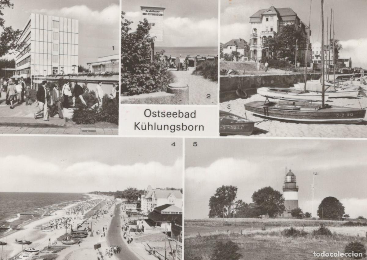 Postales: Germany Kuehlungsborn K&uuml;hlungsborn Multi View Beach Promenade Boats *YAZ039