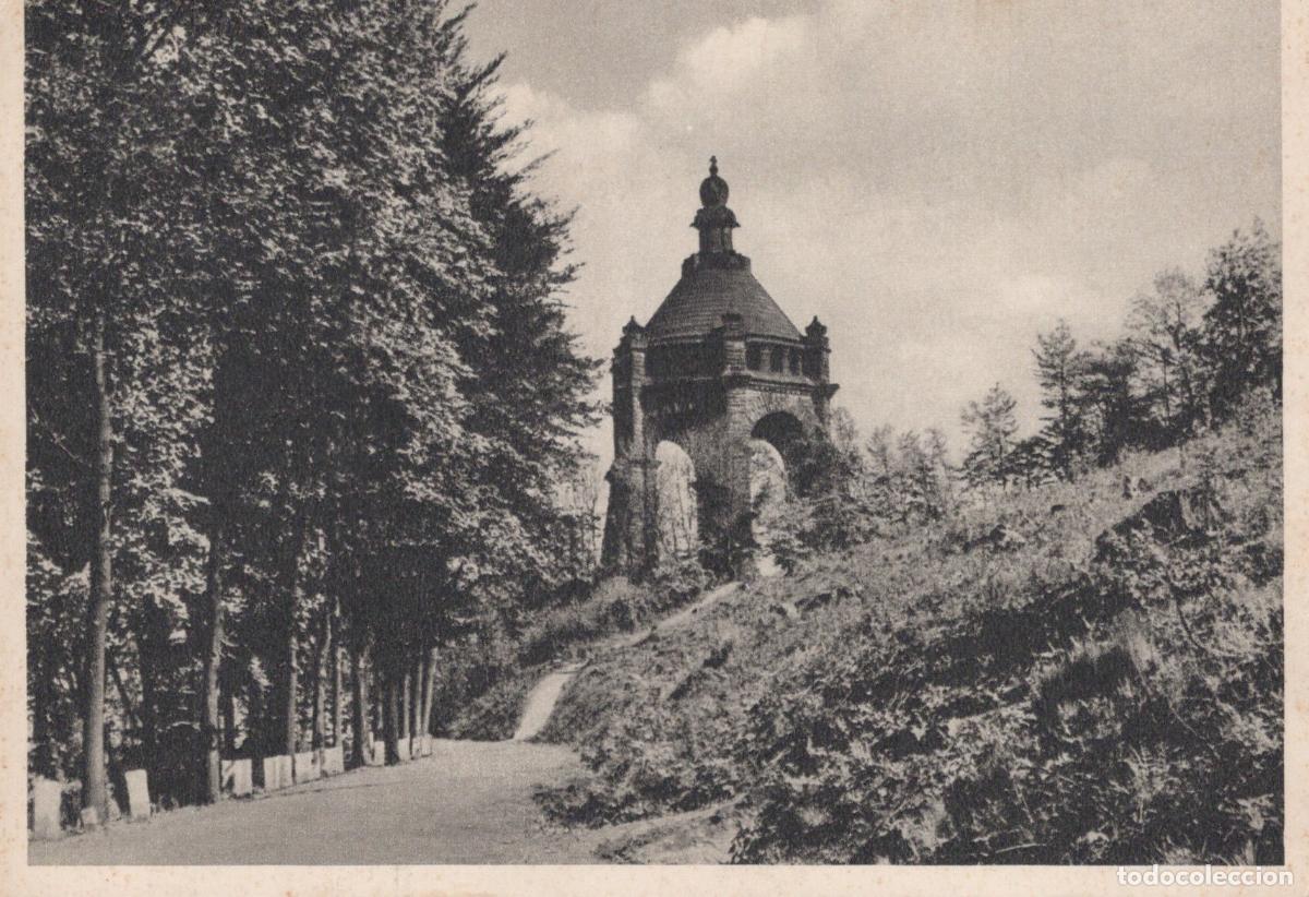 Postales: Germany Minden Porta Westfalica Kaiser Wilhelm Monument 1950s *YAZ117
