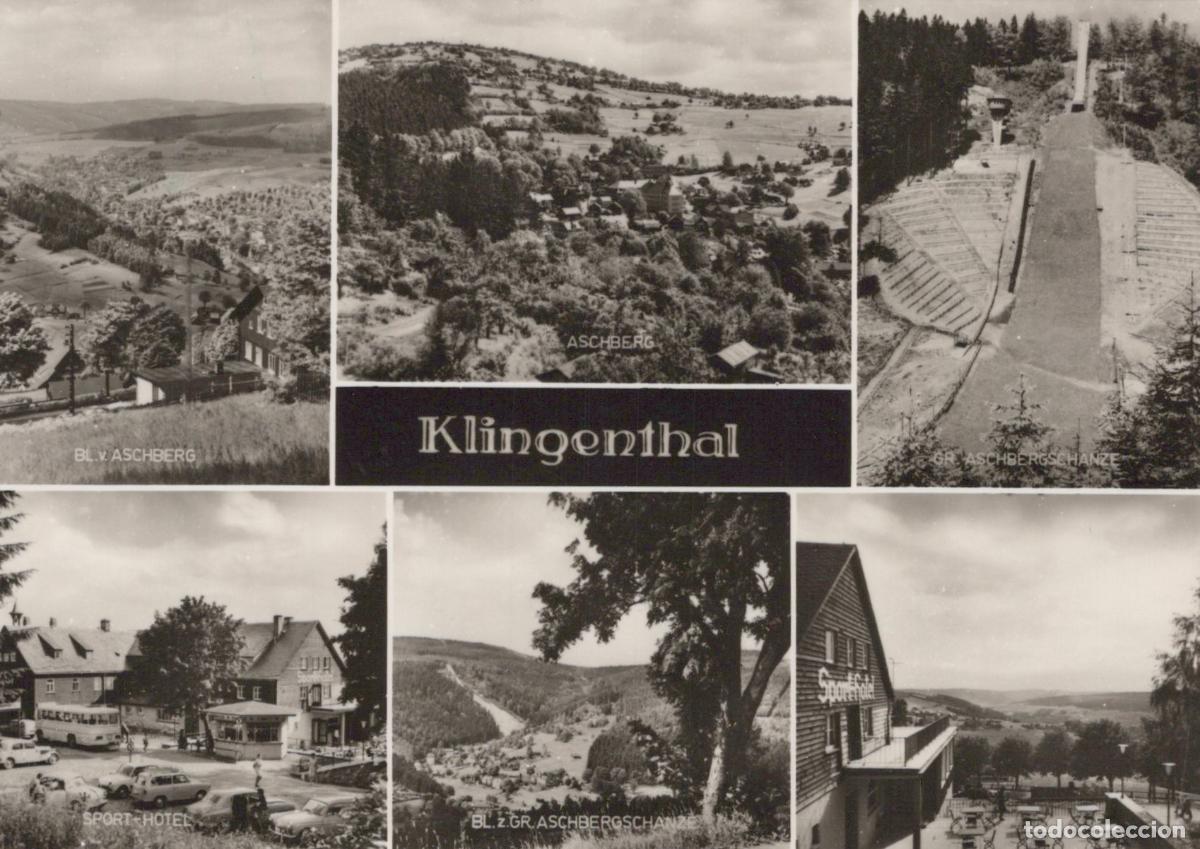 Postales: Germany Klingenthal Aschberg Ski Jump Sport Hotel Landscape *YAZ045