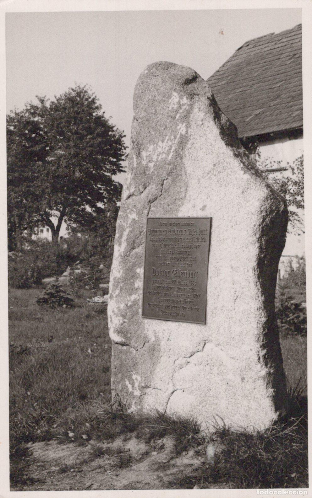 Postais: Germany Altenberg Memorial Stone For Heinrich Hoffmann von Fallersleben *YAZ392