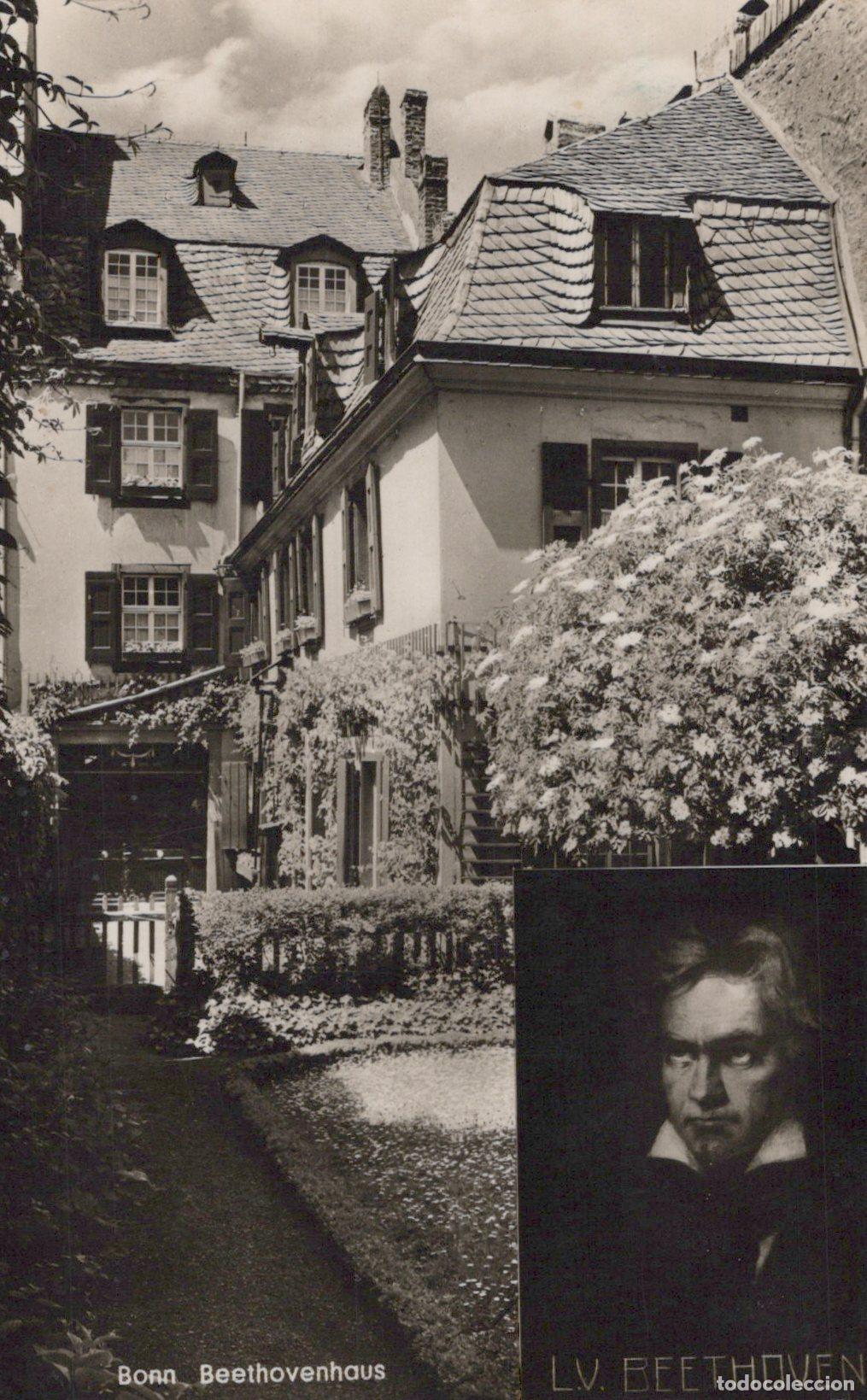 Postais: Germany Bonn Beethoven Haus With Composer Portrait Architecture *YAZ412