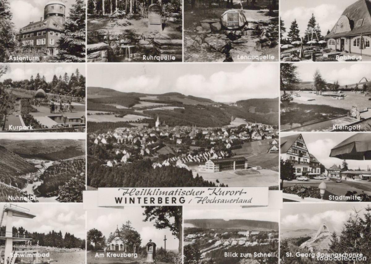 Postais: Germany Winterberg Hochsauerland Multi View Astenturm Ruhrquelle *YAZ136