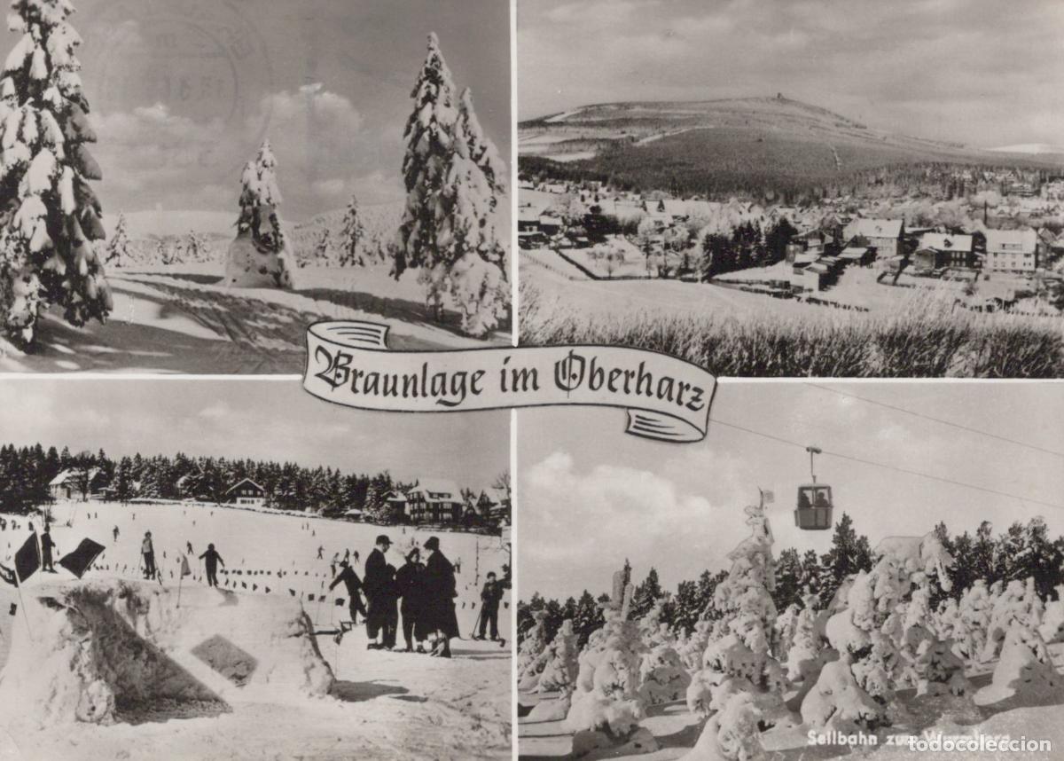 Postais: Germany Braunlage IM Oberharz Winter Sports Skiing Cable Car Snow *YAZ140