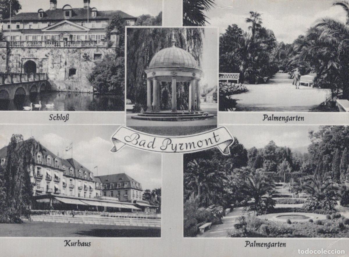 Postais: Germany Bad Pyrmont Castle Kurhaus and Palmengarten Multi View *YAZ248