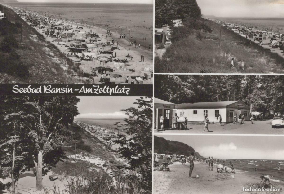 Postais: Germany Usedom Seebad Bansin am Zeltplatz Beach Resort 1985 *YAZ075