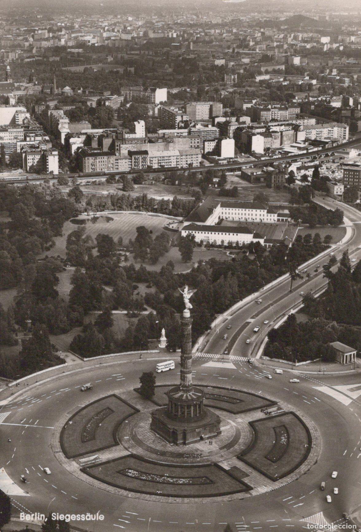 Postais: Germany Charlottenburg Victory Column Sieges&auml;ule Aerial View Cityscape *YAZ428