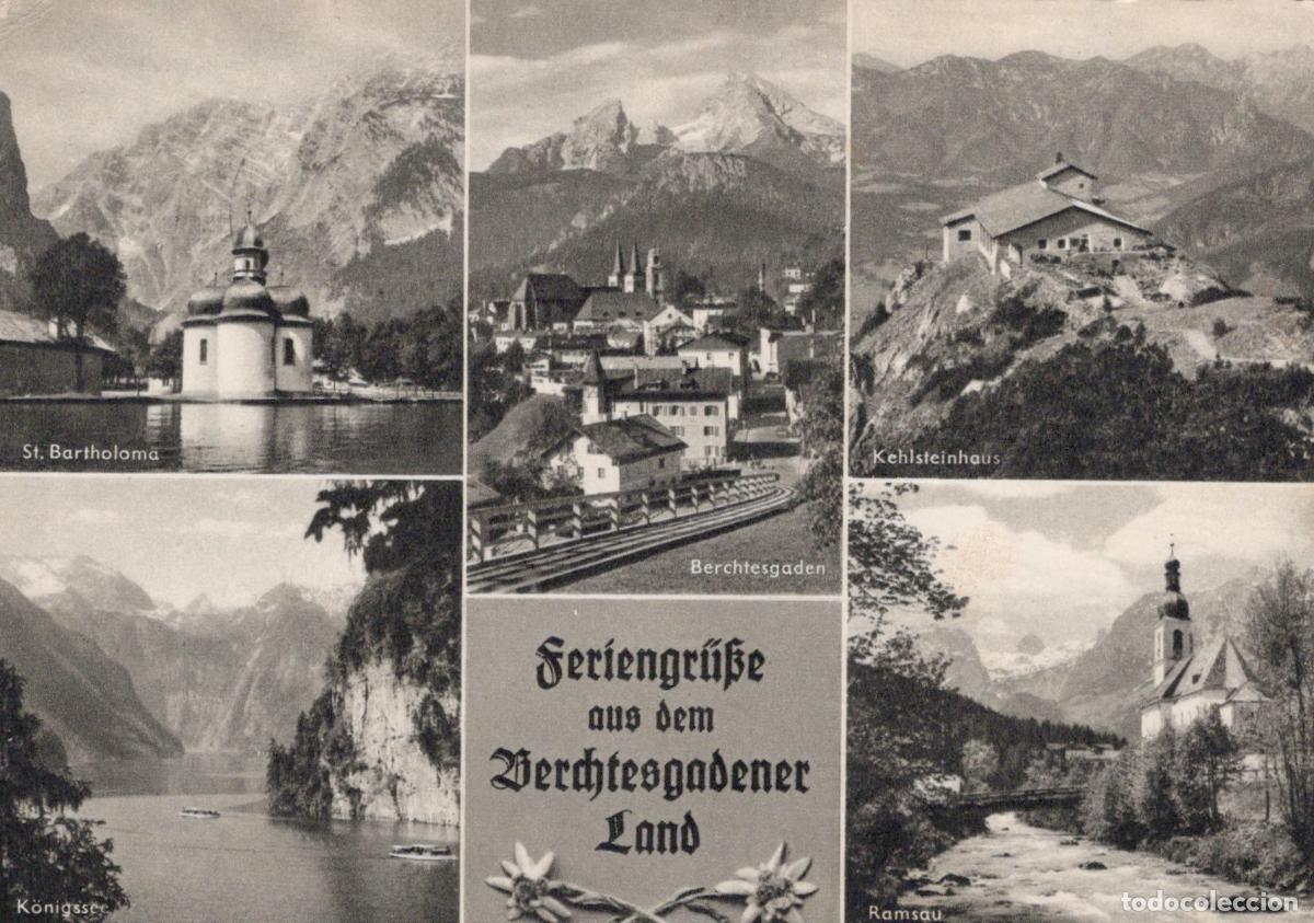Postcards: Germany Berchtesgaden Region Multi View St Bartholom&auml; K&ouml;nigssee *YAZ154