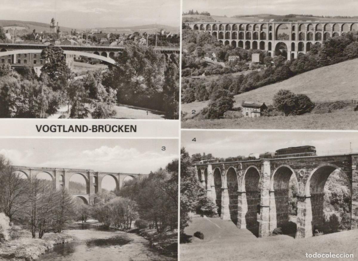 Postcards: Germany Vogtland Bridges Friedensbr&uuml;cke G&ouml;ltzschtalbr&uuml;cke *YAZ260