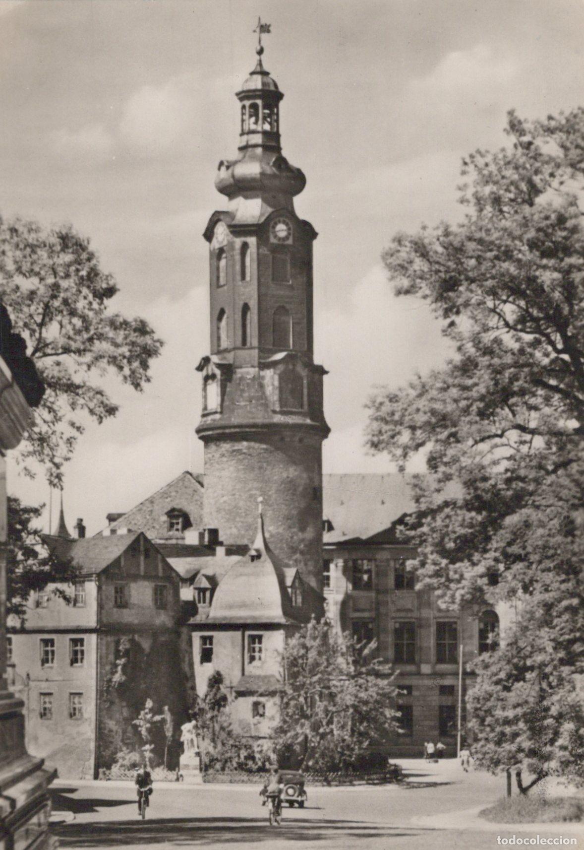 Postkarten: Germany Weimar Castle With Bastille Historic Architecture *YAZ466
