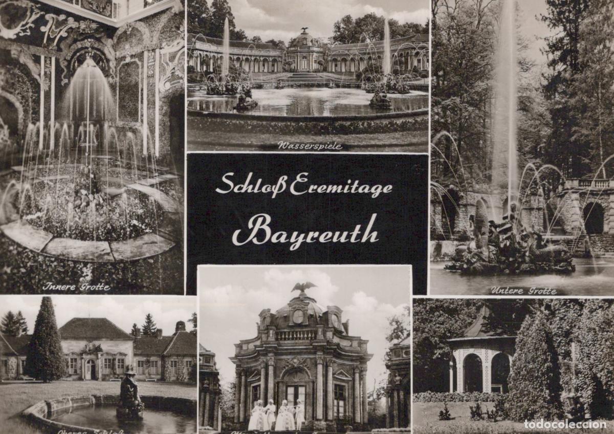 Cartes Postales: Germany Bayreuth Schloss Eremitage Multiple Views of Palace and Gardens *YAZ153