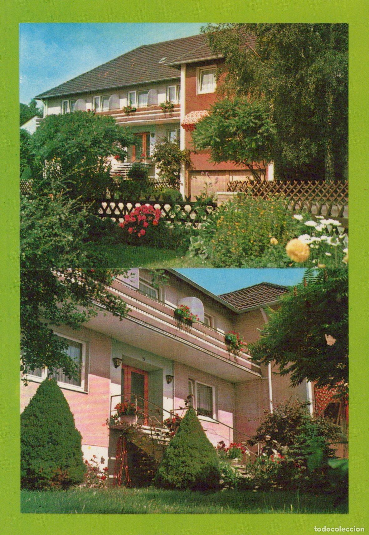 Postales: Germany Bad Sachsa Pension Haus M&uuml;cke Harz Two Views of Unposted *YAZ554