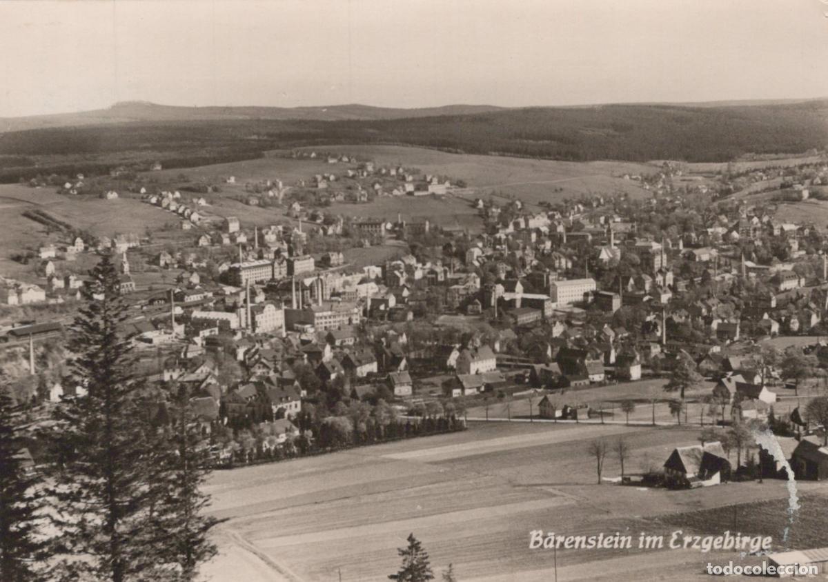 Cartoline: Germany Altenberg B&auml;renstein IM Erzgebirge Panoramic View Town Landscape *YAZ186