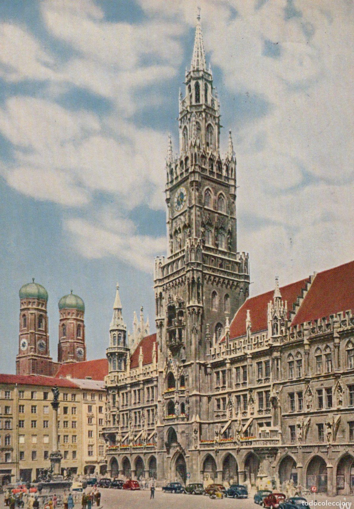 Cartoline: Germany Munich Marienplatz With New Town Hall *YAZ560