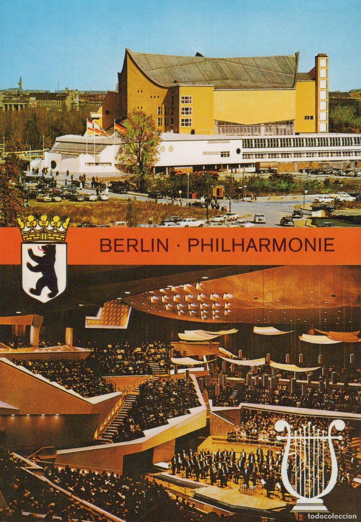 Cartoline: Germany Berlin Wall Philharmonie Concert Hall Exterior Unposted *YAZ568