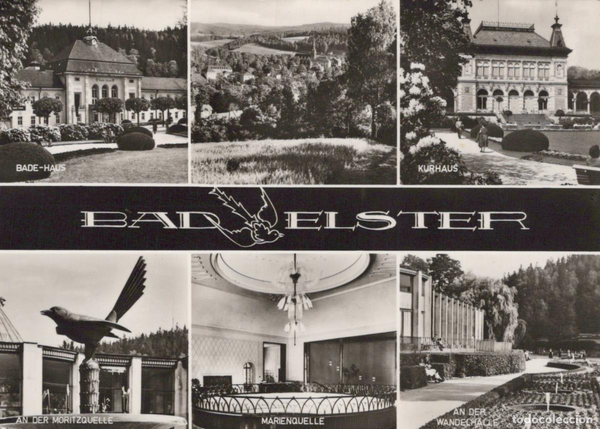 Cartoline: Germany Bad Elster Bade Haus Kurhaus Moritzquelle Marienquelle *YAZ200