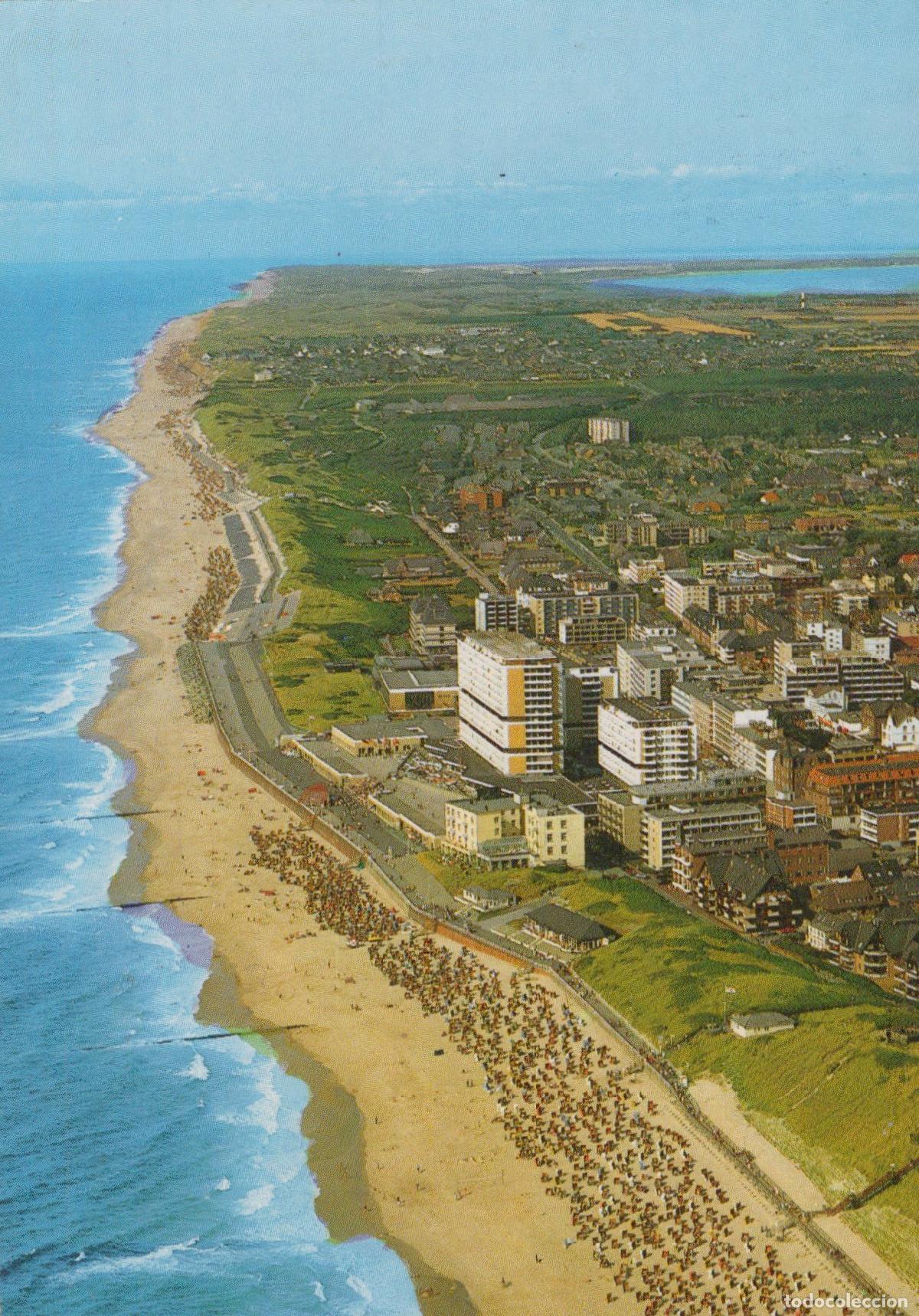 Postales: Germany Sylt Westerland Aerial View Beach Coastline Cityscape *YAZ643