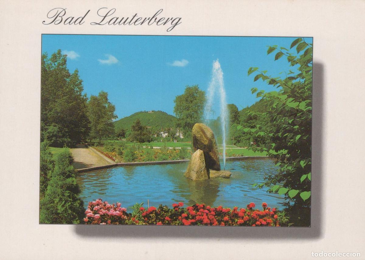 Postales: Germany Bad Lauterberg Harz View To Hausberg Fountain in Park Unposted *YAZ766