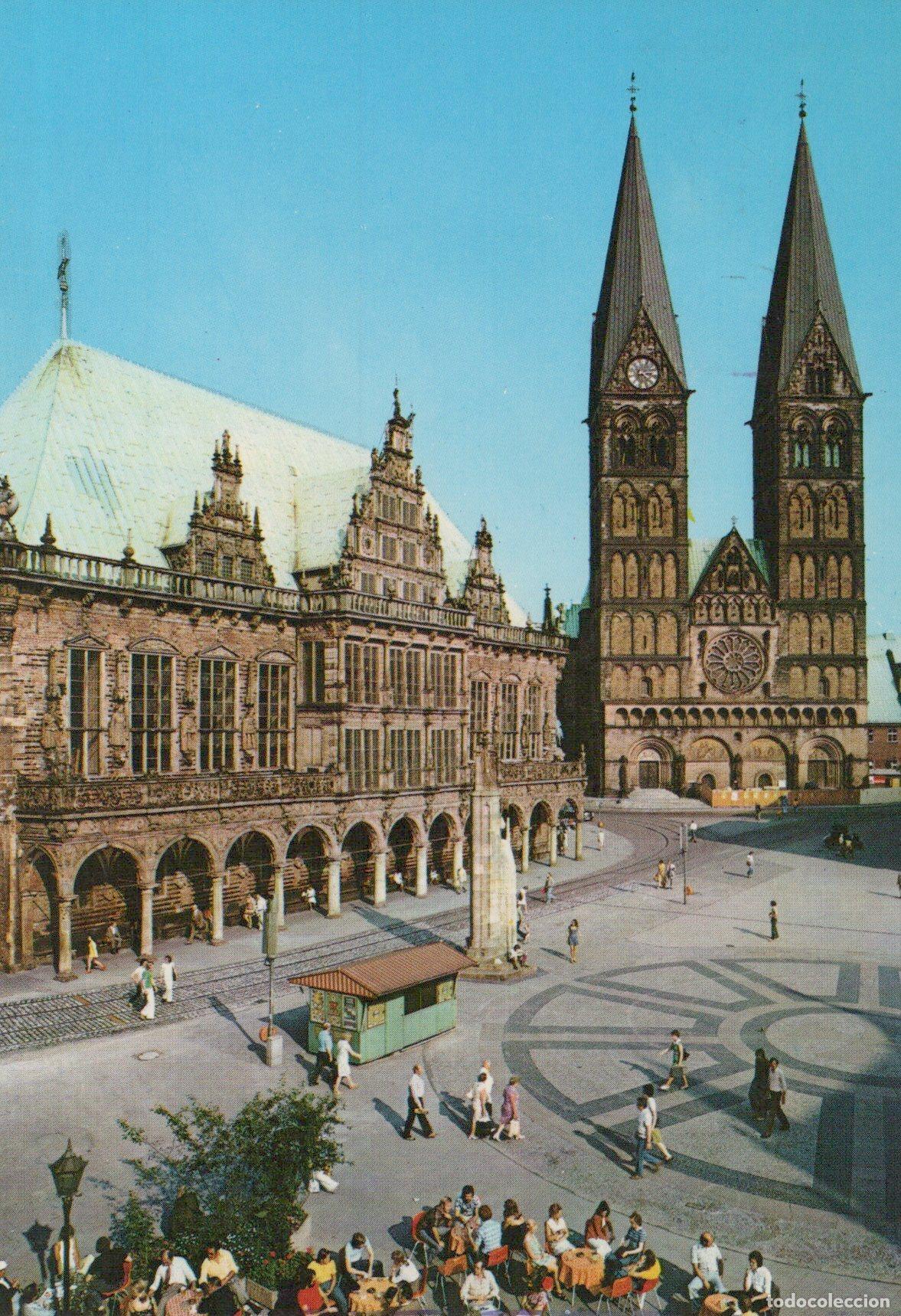 Postales: Germany Bremen Historic Town Hall and St Peter S Cathedral Market Square *YAZ651