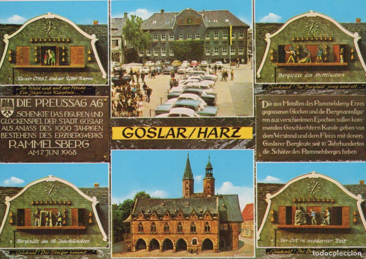 Postales: Germany Goslar Harz Glockenspiel At Marketplace With Historic Unposted *YAZ774