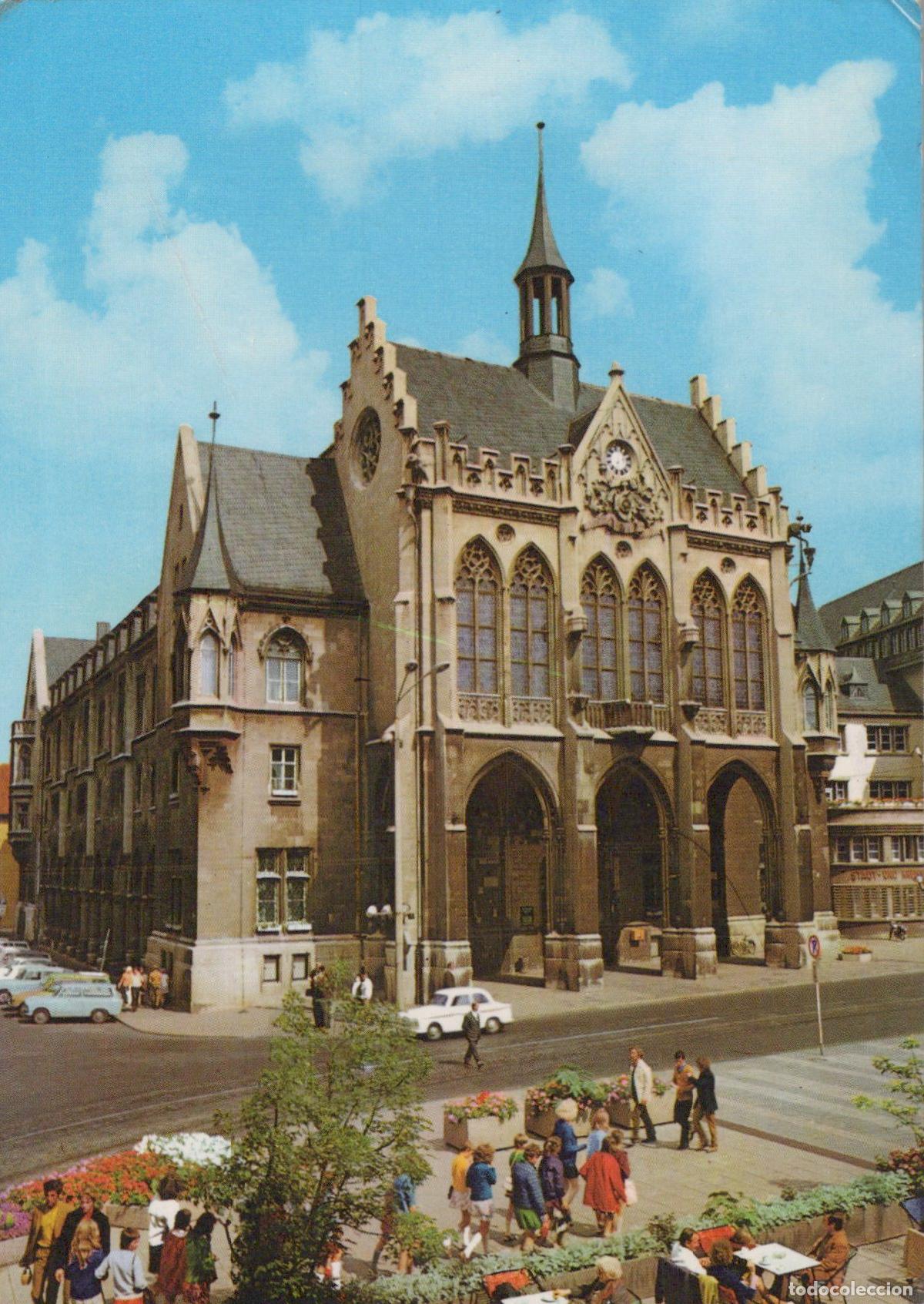 Postales: Germany Erfurt Rathaus Town Hall Architecture 1950s *YAZ657
