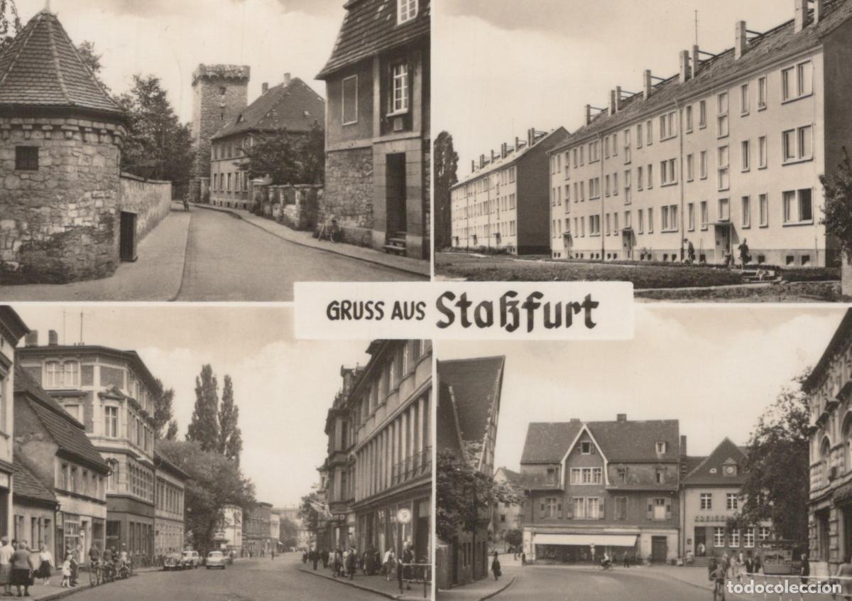 Postales: Germany Stassfurt Multi View Architecture Street Scenes *YAZ298