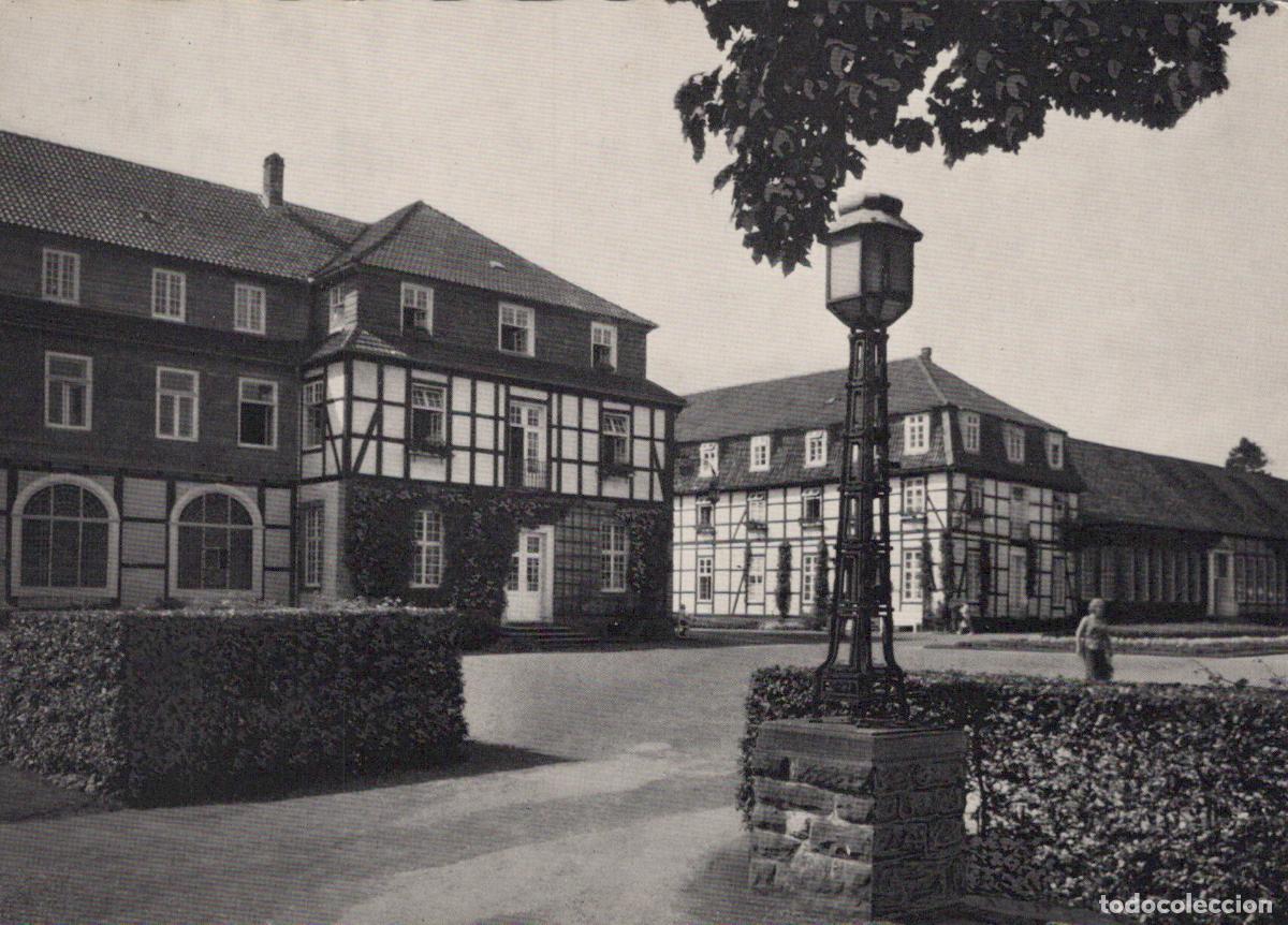 Postales: Germany Bad Driburg Gr&auml;flicher Kurh&auml;user IM Kurpark Half Timbered *YAZ177