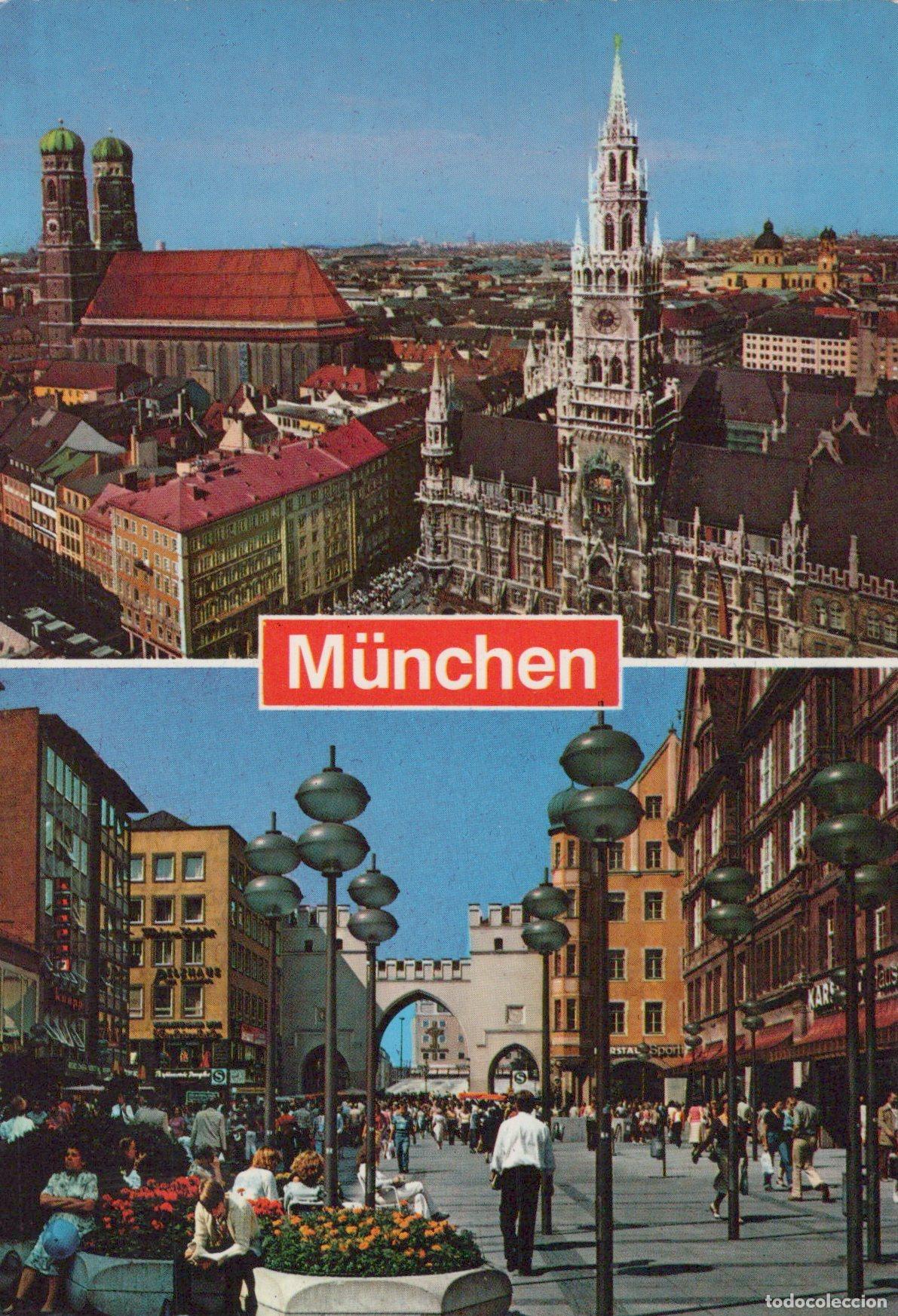 Cartoline: Germany Munich Cityscape With New Town Hall *YAZ669