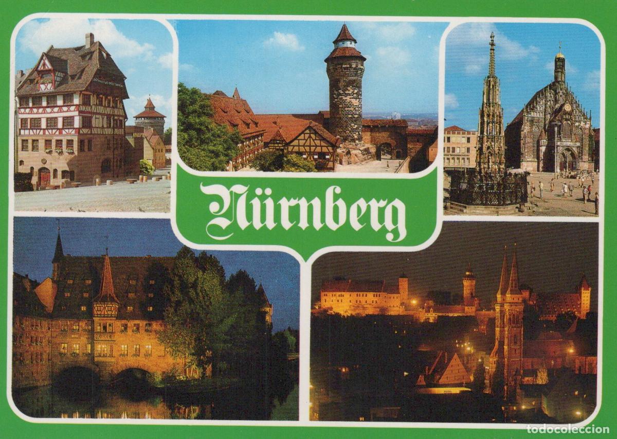 Cartoline: Germany Nuremberg City Collage Architecture Unposted *YAZ790