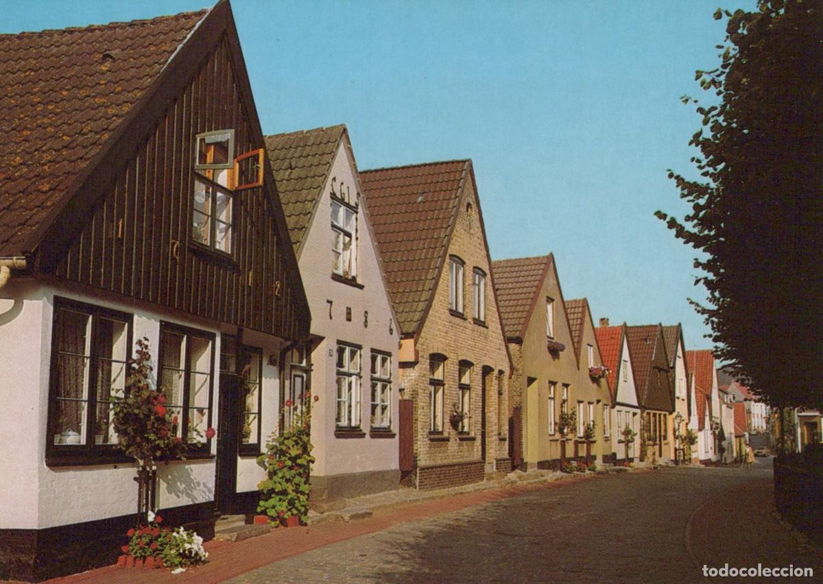 Cartoline: Germany Schleswig An der Schlei Old Fishing Settlement Unposted *YAZ800