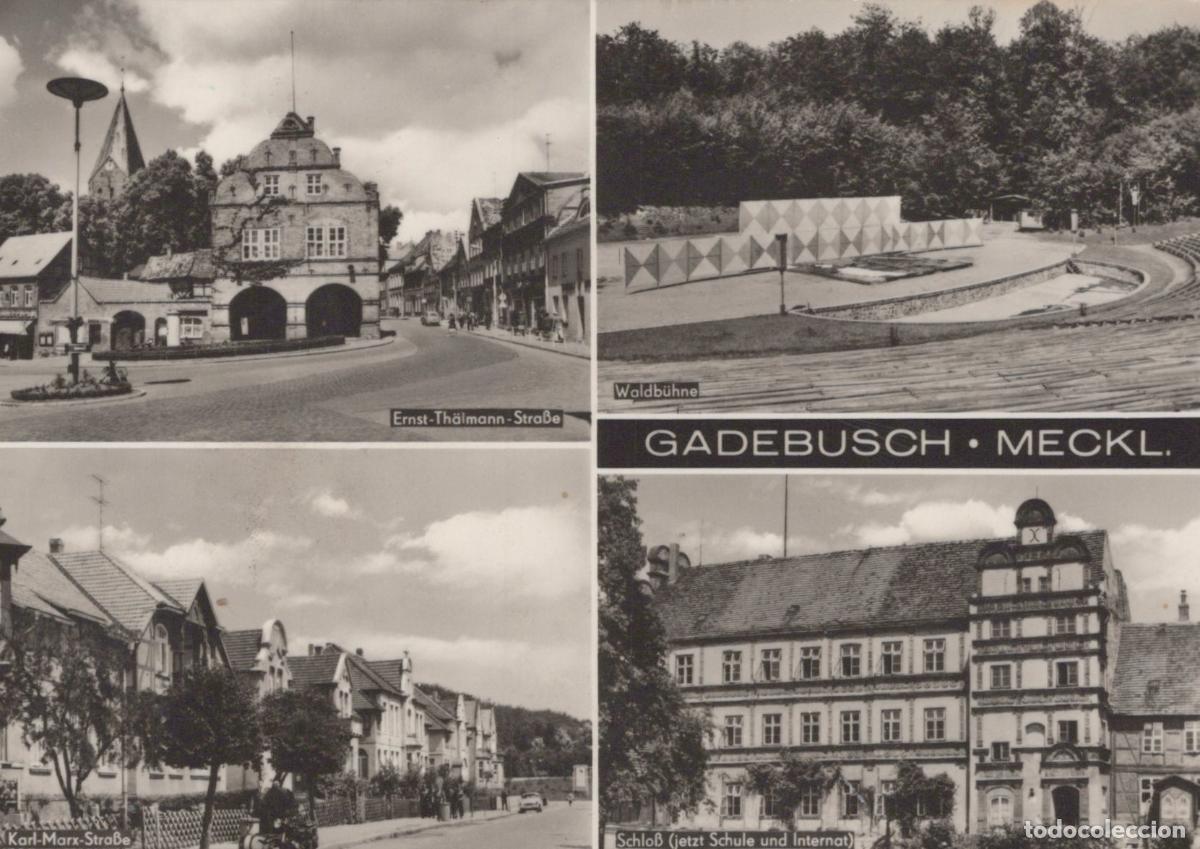 Cartoline: Germany Gadebusch Meckl Town Views Waldh&uuml;hne Schloss Ernst Th&auml;lmann *YAZ308