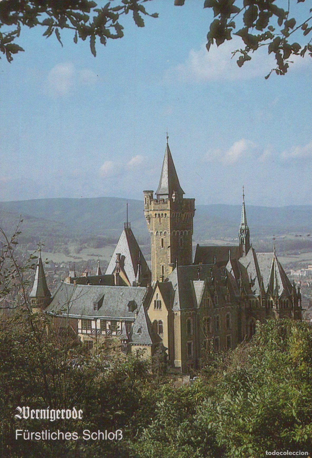 Cartoline: Germany Wernigerode Castle Harz Mountains Historic Architecture *YAZ683