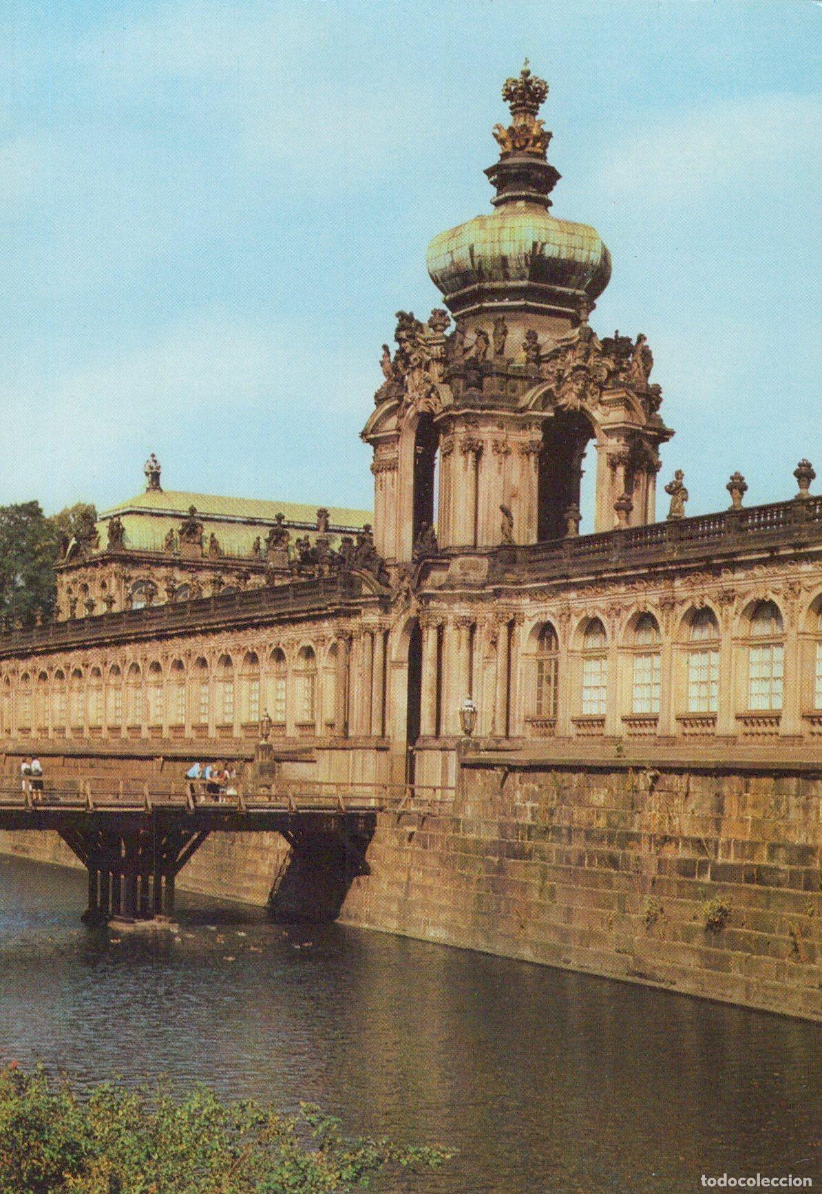 Cartoline: Germany Dresden Zwinger Kronentor With Langgalerie Architecture Unposted *YAZ687
